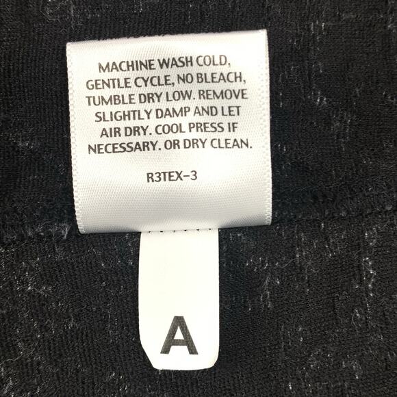 EILEEN FISHER Terrazo Stretch Ripple Jacket M Heather Gray Full Zip Hoodie EUC - Picture 7 of 8